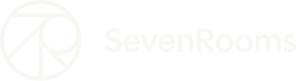 SevenRooms logo with geometric design.